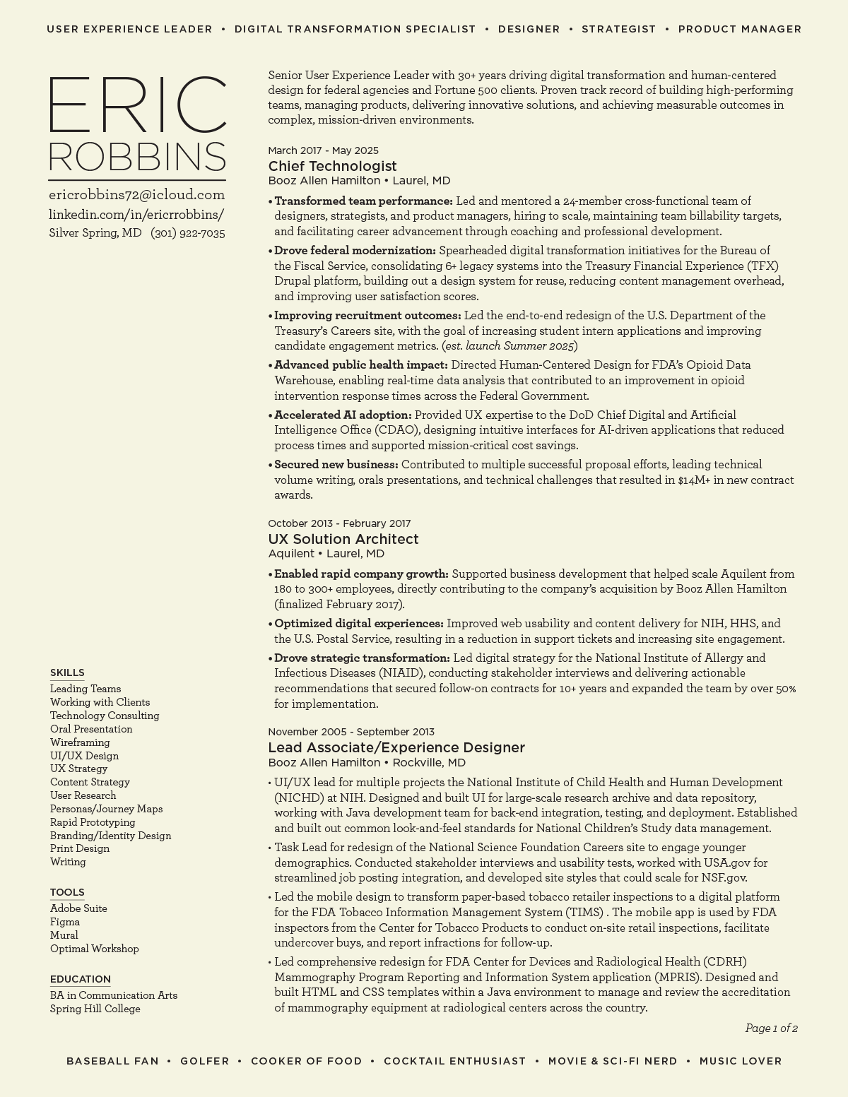 Eric Robbins Resume p1